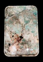 Natural luxury stone "Amazon Green" tray. Dinner tray, fruit tray, display tray specifications (30*20cm)