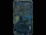 Natural luxury stone "Blue Jade" tray. Dinner tray, fruit tray, display tray (size: 25x14x1.8)
