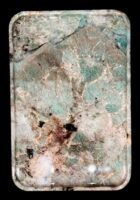 Natural luxury stone "Amazon Green" tray. Dinner tray, fruit tray, display tray specifications (30*20cm)