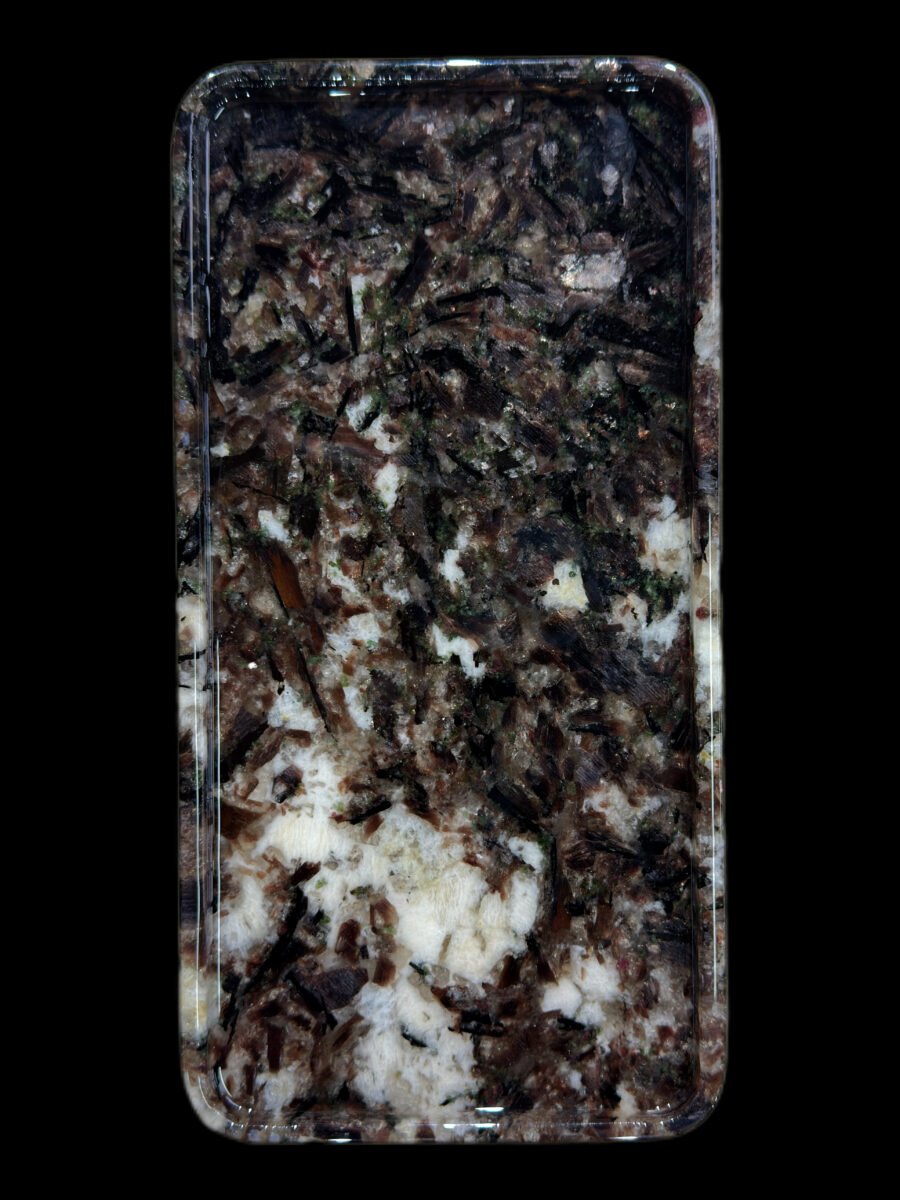 Natural luxury stone "Black Diamond Pandora" tray. Dinner tray, fruit tray, display tray (Specifications: 30x15x1.8)