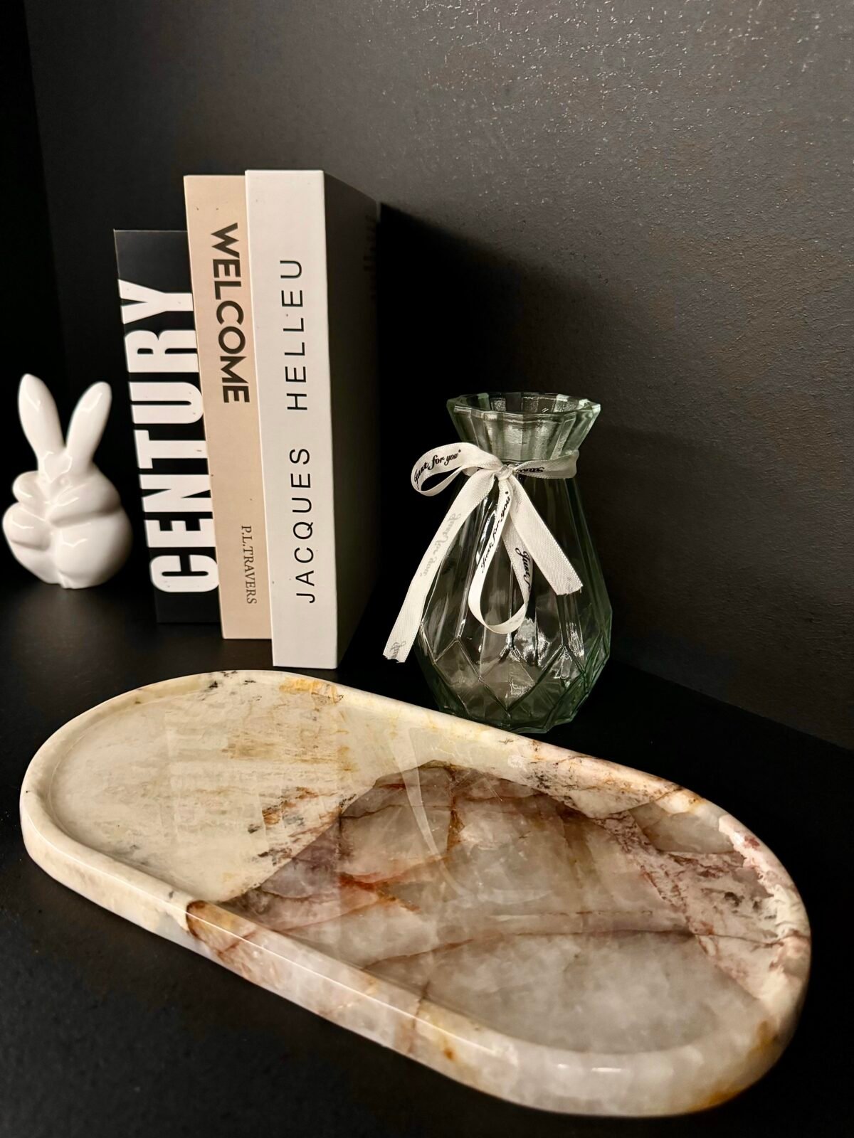 Natural luxury stone "Pandora" tray