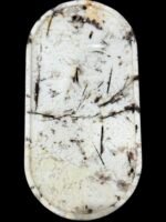 Natural luxury crystal stone "Pandora" tray. Dinner tray, fruit tray, display tray specifications (30*15CM)