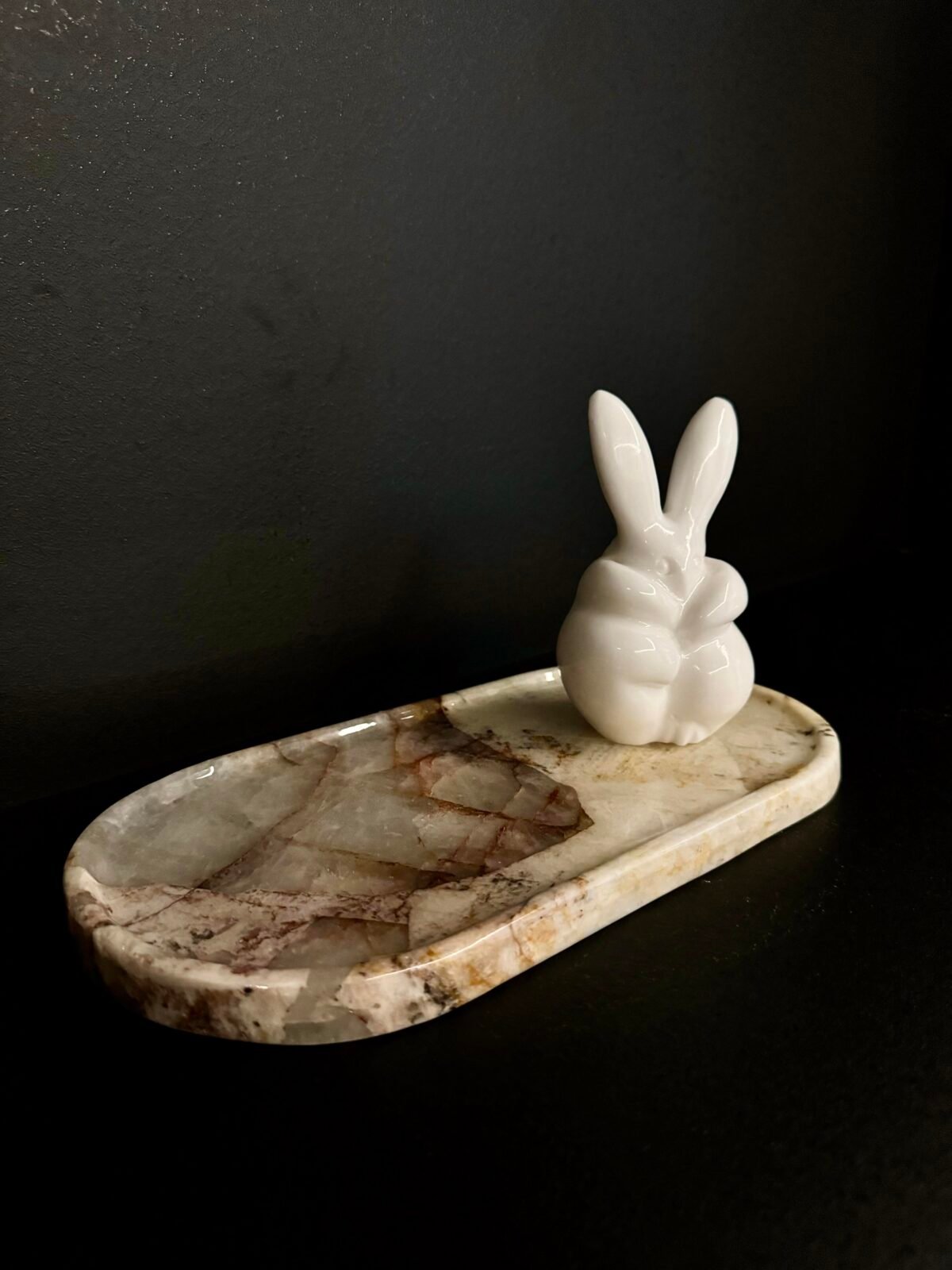 Natural luxury stone "Pandora" tray