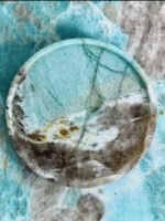 Natural luxury stone "Maldives Blue" tray, dinner tray, fruit tray, display tray