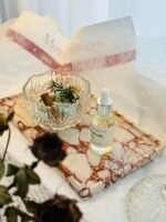 Natural luxury stone "Bulgari red" tray