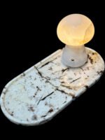 Natural luxury crystal stone "Pandora" tray. Dinner tray, fruit tray, display tray specifications (30*15CM)