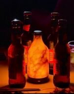 Natural marble personality night light, bedside night light