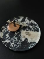 Natural luxury stone "Bulgari Black" tray