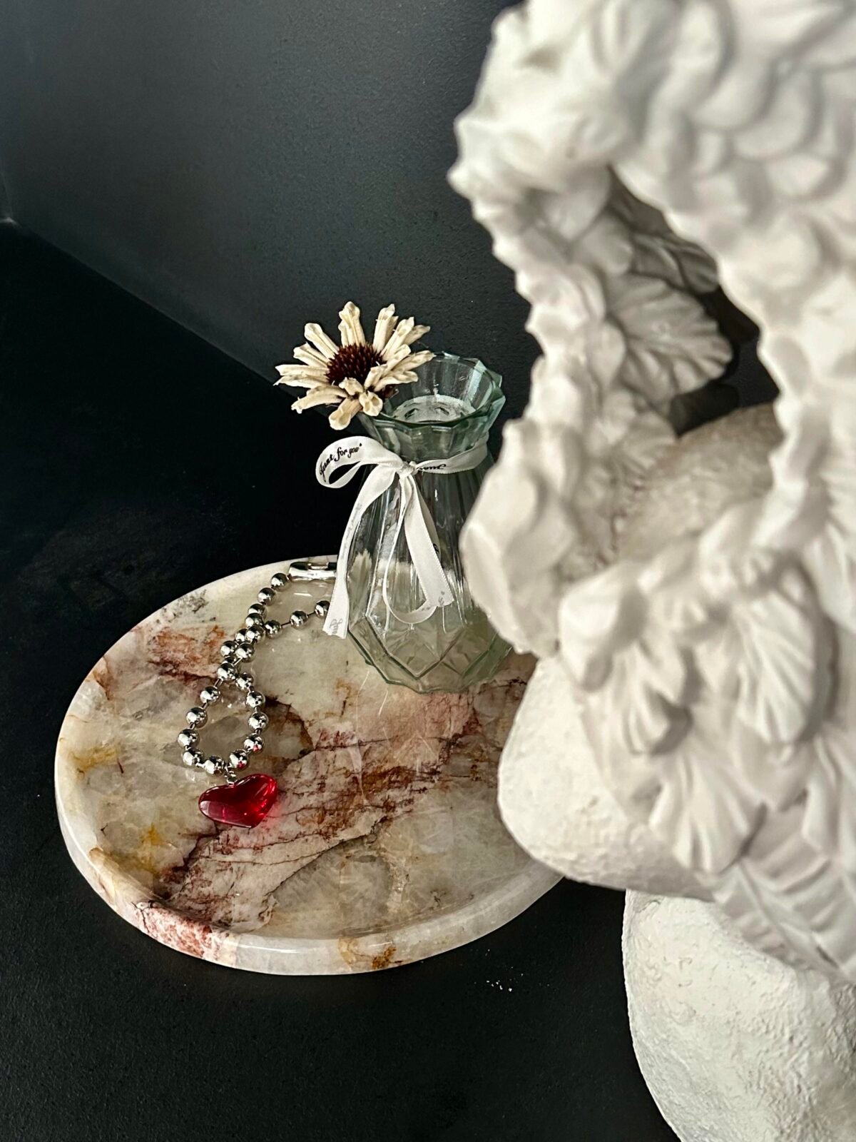 Natural luxury stone "Pandora" tray