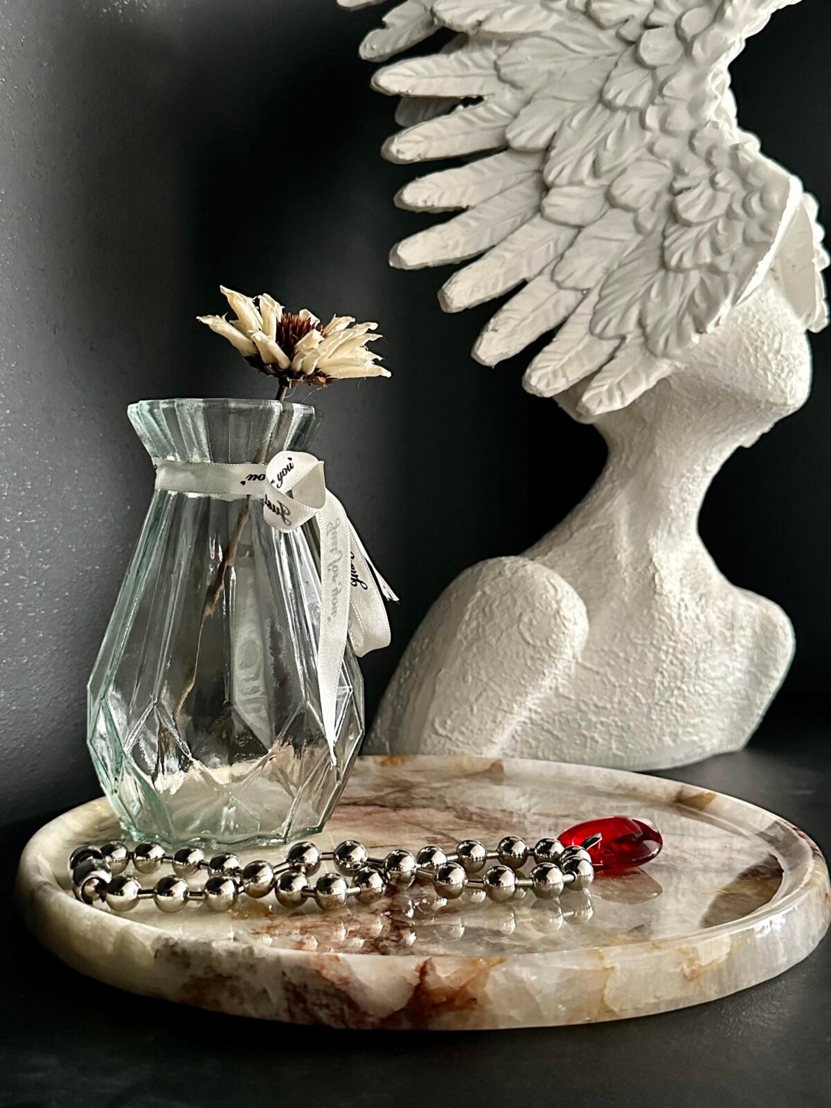 Natural luxury stone "Pandora" tray