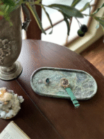 Natural luxury stone "Emerald" tray
